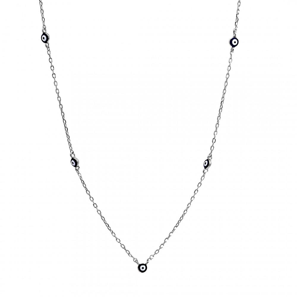 Eye Necklace in Silver 925