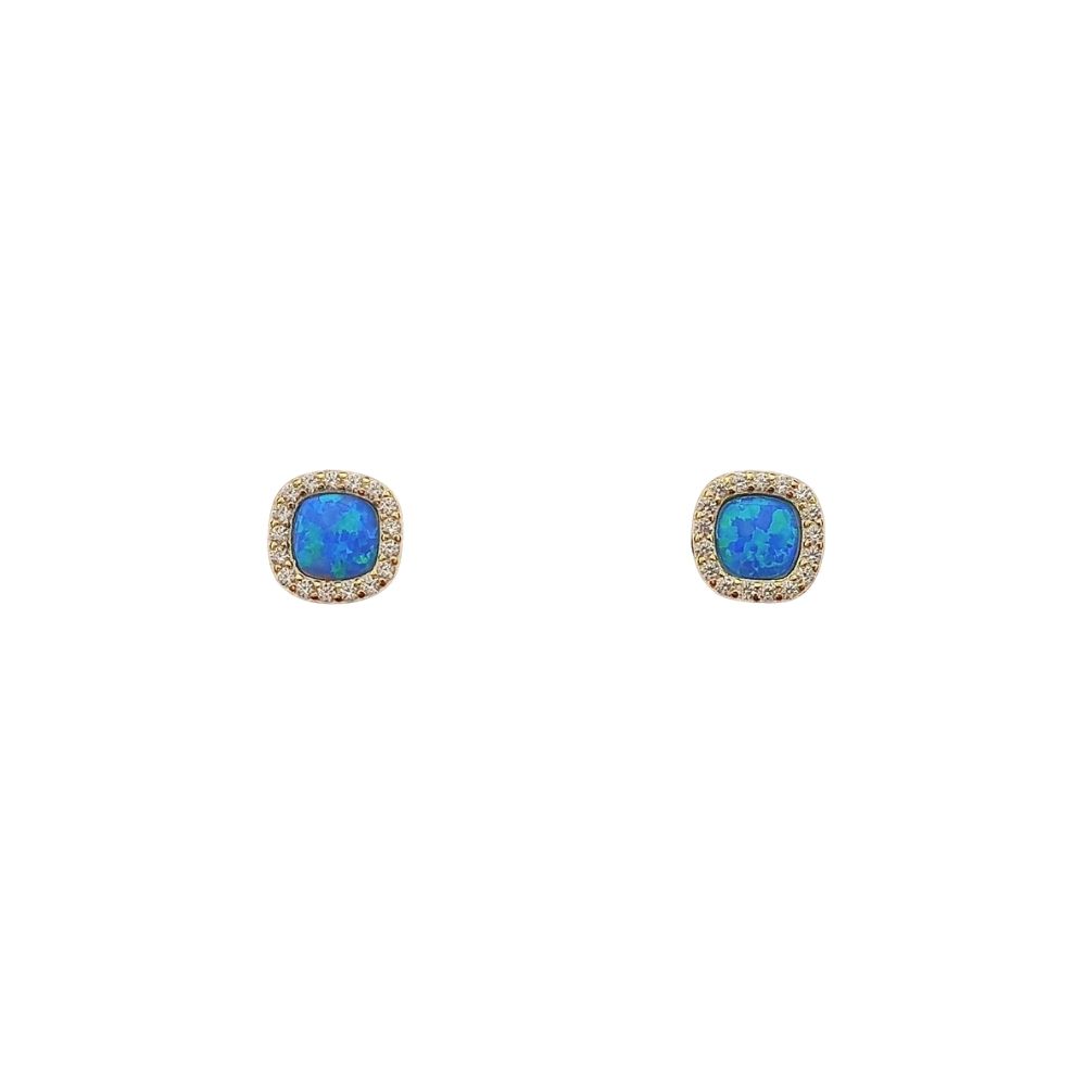 Σκουλαρίκια με Opal Πέτρα από Ασήμι 925