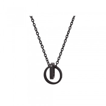 Men's Hoop Necklace in Stainless Steel