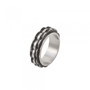 Men's Band Ring in Stainless Steel