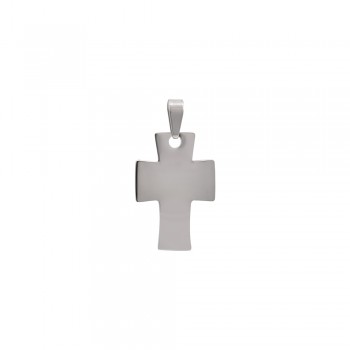 Men's Cross Pendant in Stainless Steel