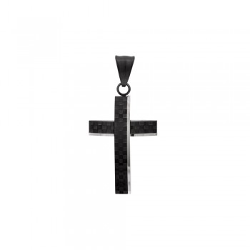 Men's Cross Pendant in Stainless Steel