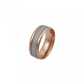 Men's Band Ring in Stainless Steel