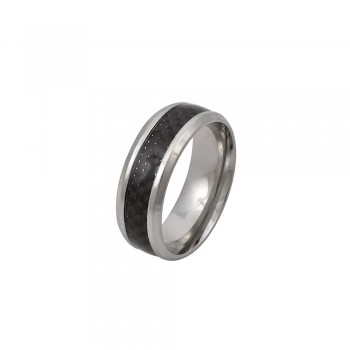 Men's Band Ring in Stainless Steel