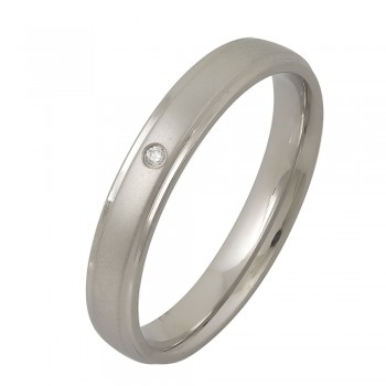 Men's Band Ring in Stainless Steel