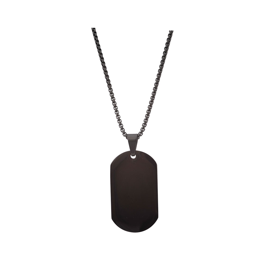 Men's Id Necklace in Stainless Steel