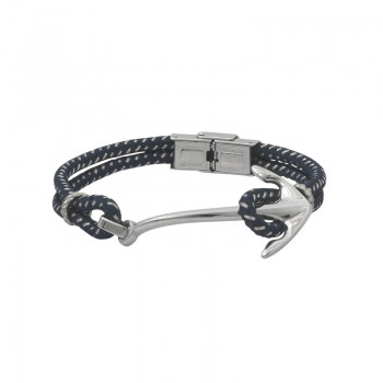 Men's Anchor Bracelet in Stainless Steel