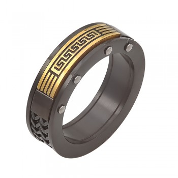 Men's Band Ring in Stainless Steel