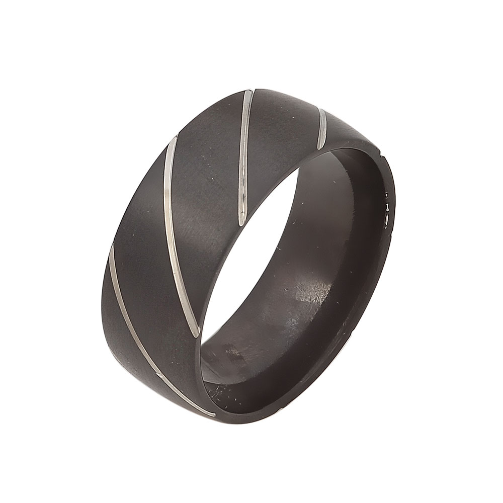 Men's Band Ring in Stainless Steel