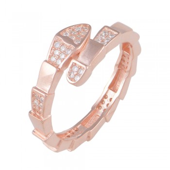 Snake Ring in Silver 925