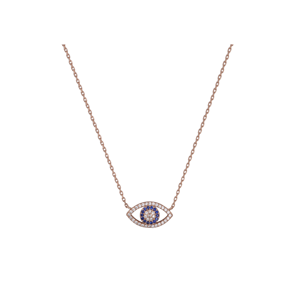  Eye Necklace in Silver 925