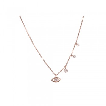  Eye Necklace in Silver 925