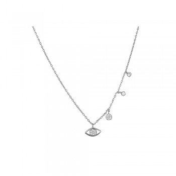  Eye Necklace in Silver 925