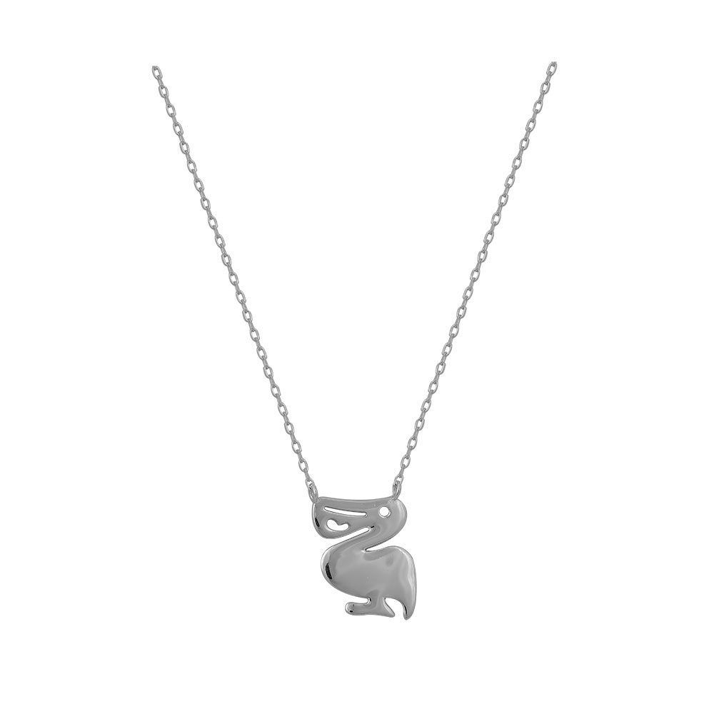 Pelican Necklace in Silver 925