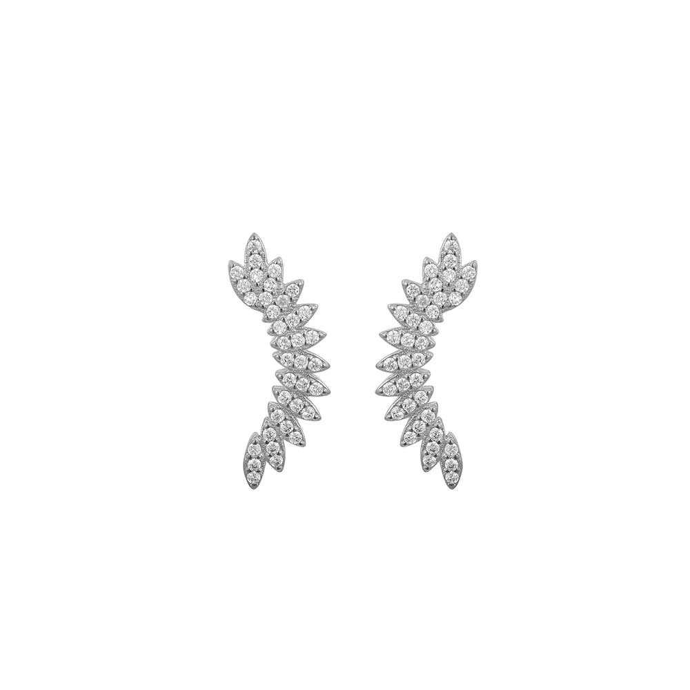 Crawler Earrings in Silver 925