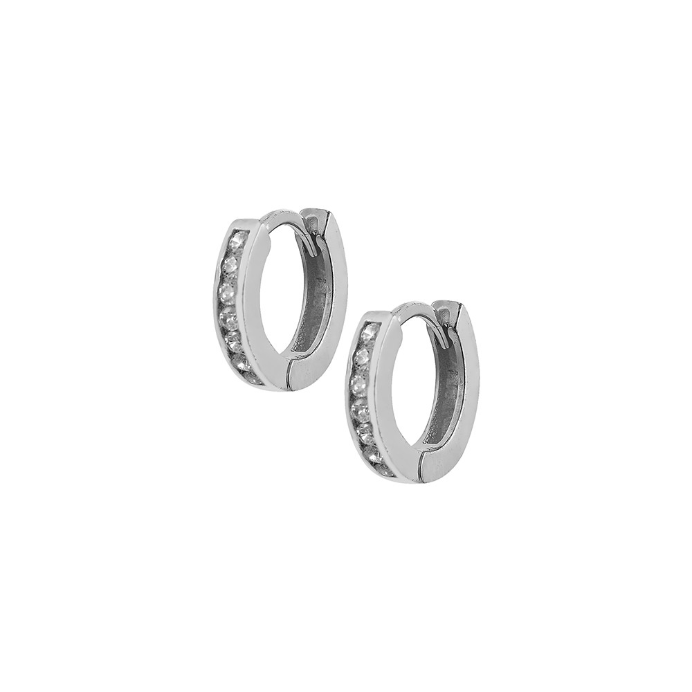 Huggie Earrings in Silver 925