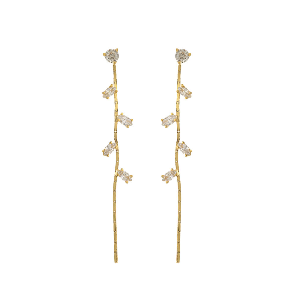 Shoulder Duster Earrings in Silver 925