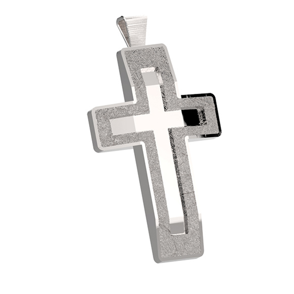 Pendant in the shape of Cross in Silver 925