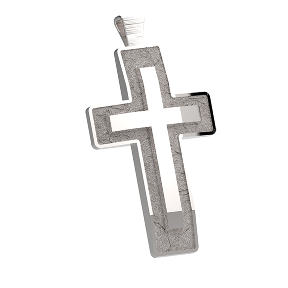 Pendant in the shape of Cross in Silver 925