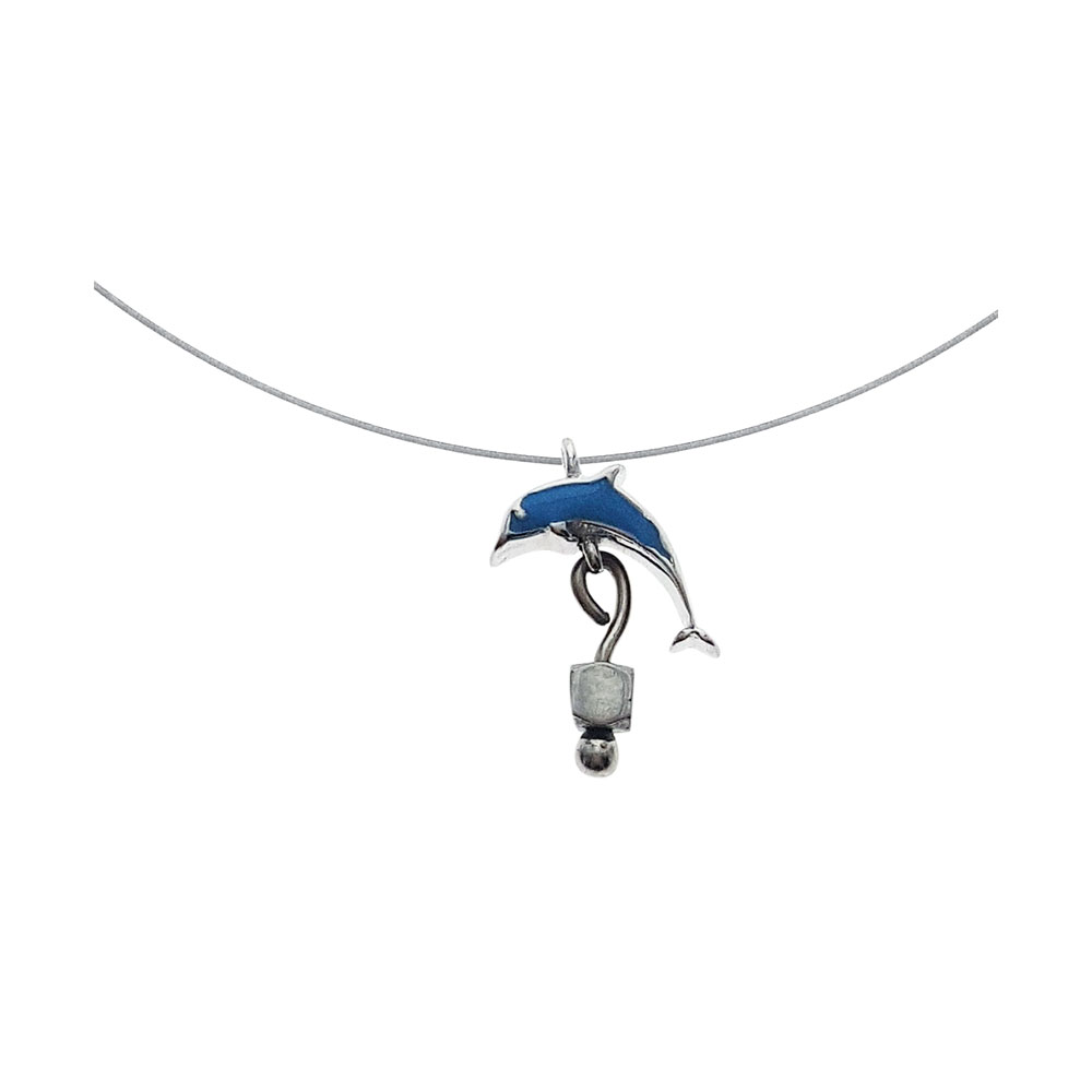 Dolphin Necklace in Silver 925