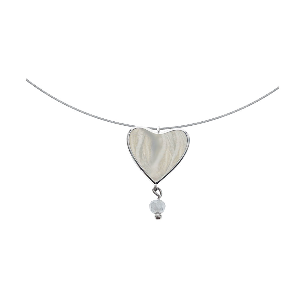 Heart Necklace in Silver 925