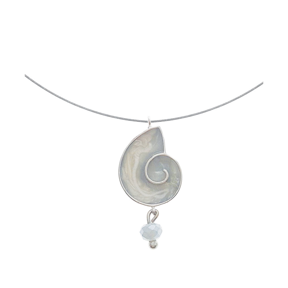 Shell Necklace in Silver 925