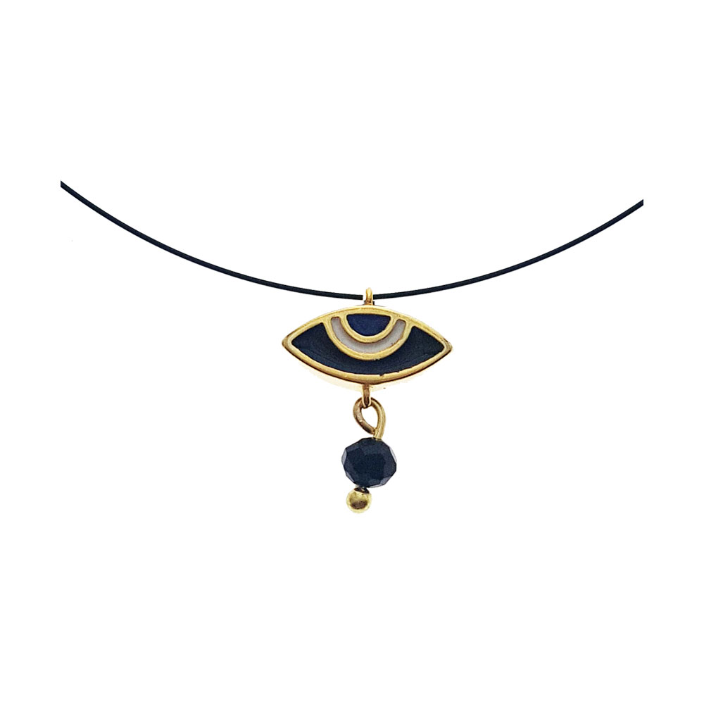 Eye Necklace in Silver 925