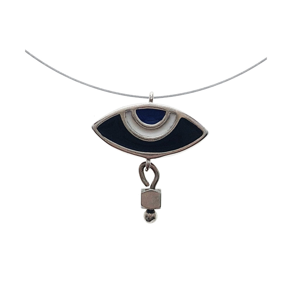 Eye Necklace in Silver 925