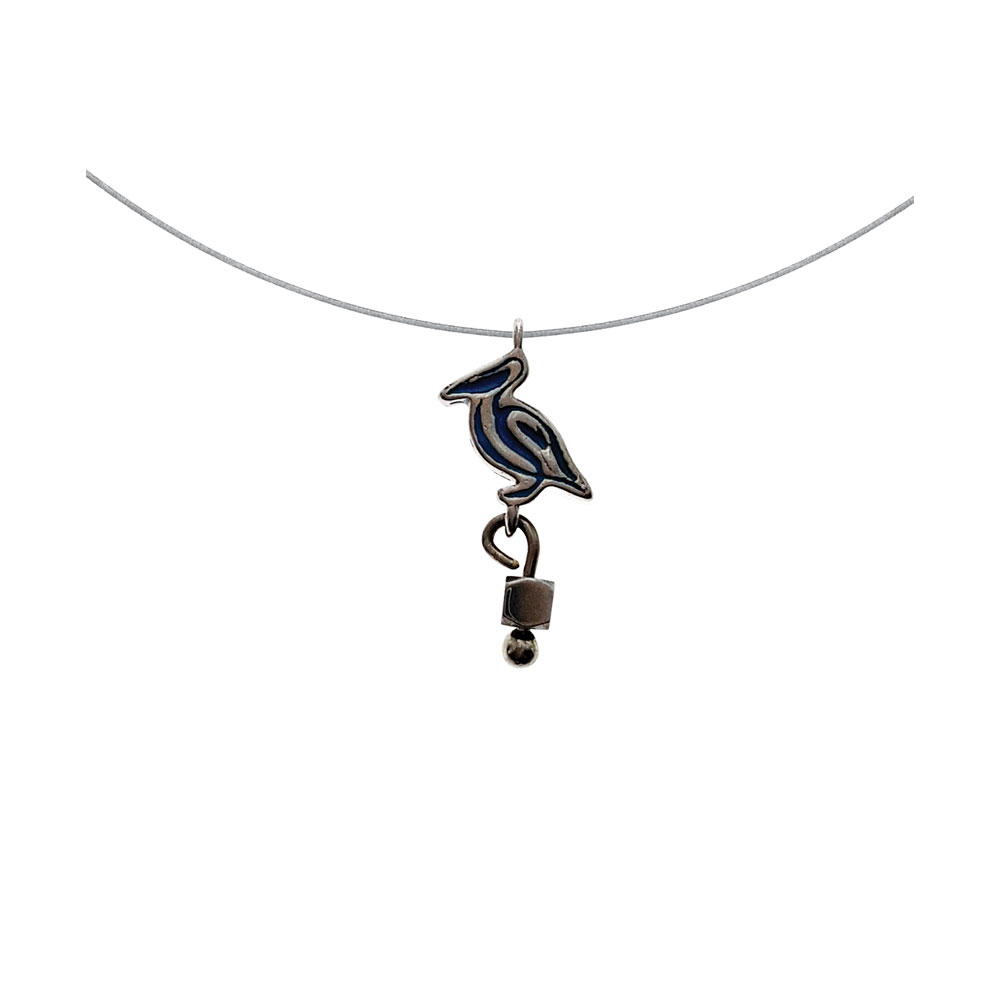 Pelican Necklace in Silver 925