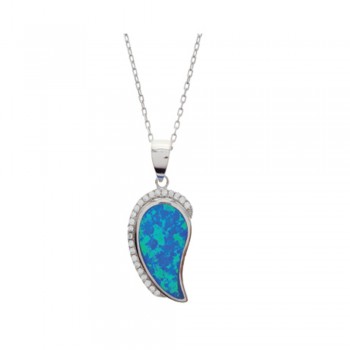 Κολίε με Opal Πέτρα από Ασήμι 925