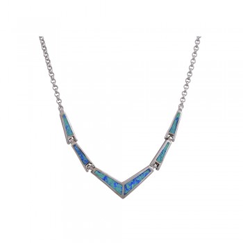 Κολίε με Opal Πέτρα από Ασήμι 925