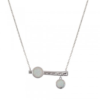Κολιέ με Opal Πέτρα από Ασήμι 925