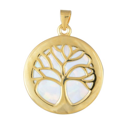 OPAL PENDANT FROM SILVER