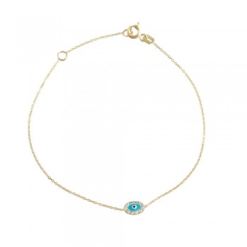 Eye Bracelet in Gold 9K