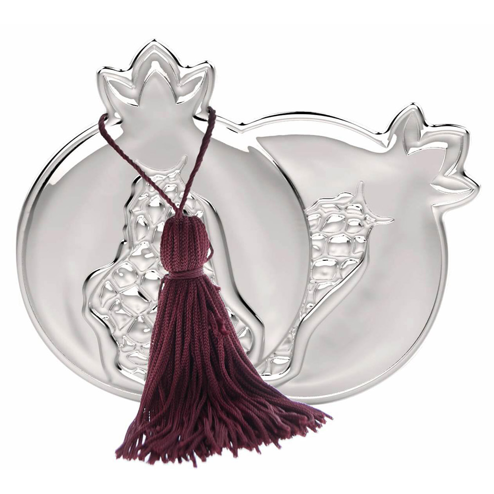 Charm with design pomegranate
