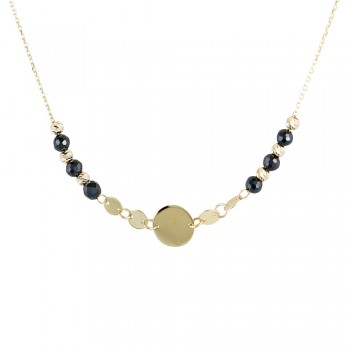 Circle Necklace in Gold 9K