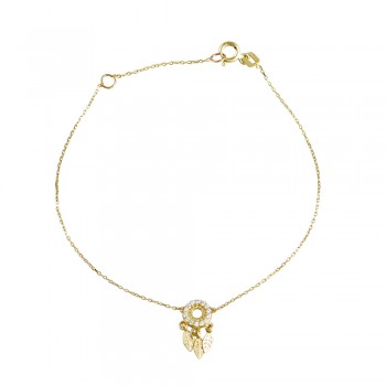 Dreamcatcher Bracelet in Gold 9K