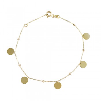 Circle Bracelet in Gold 9K