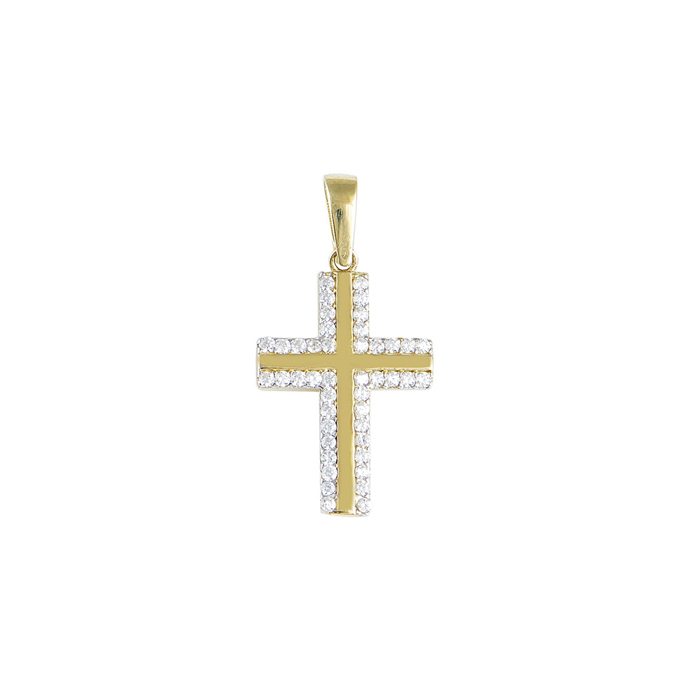 Cross Pendant in Gold 9K