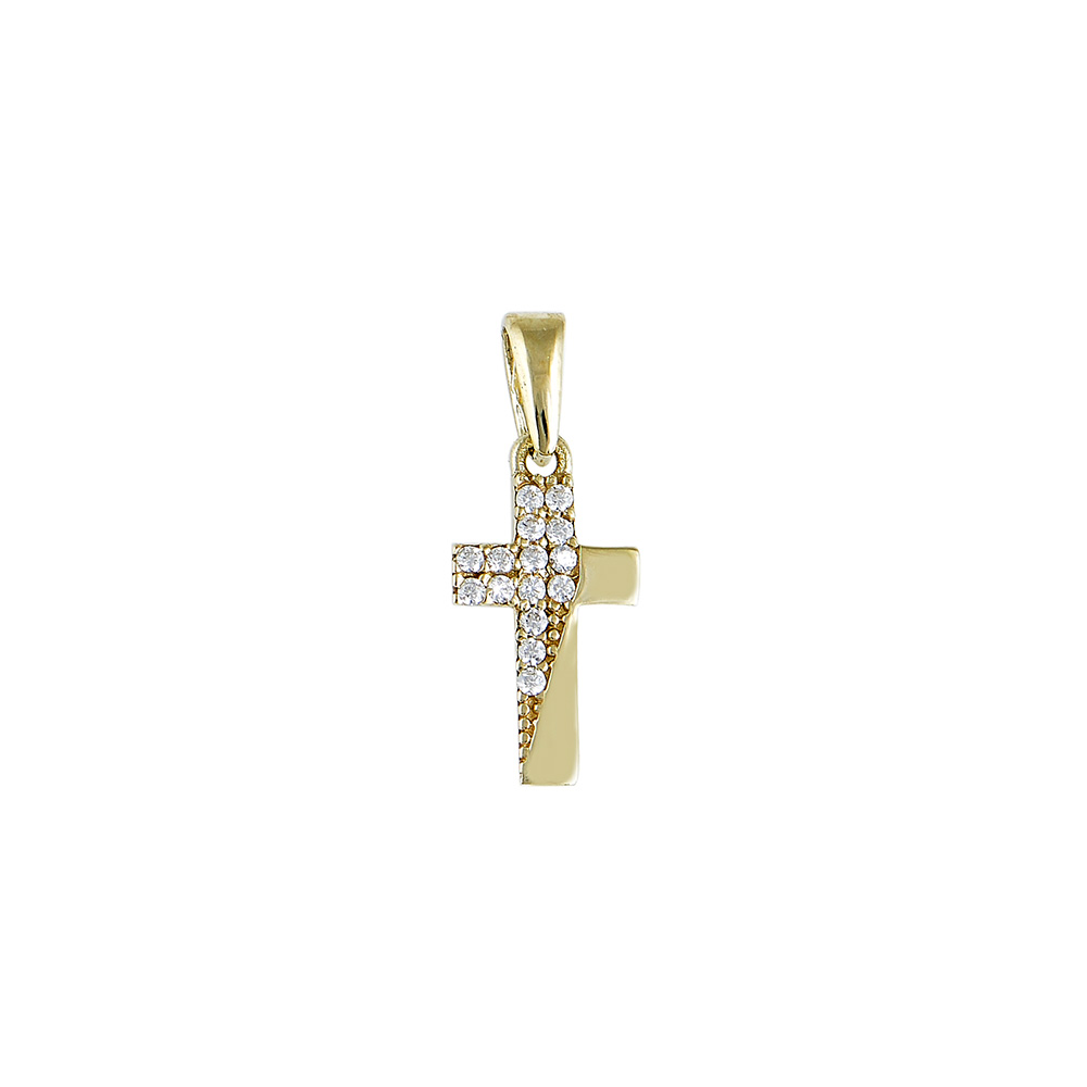 Cross Pendant in Gold 9K