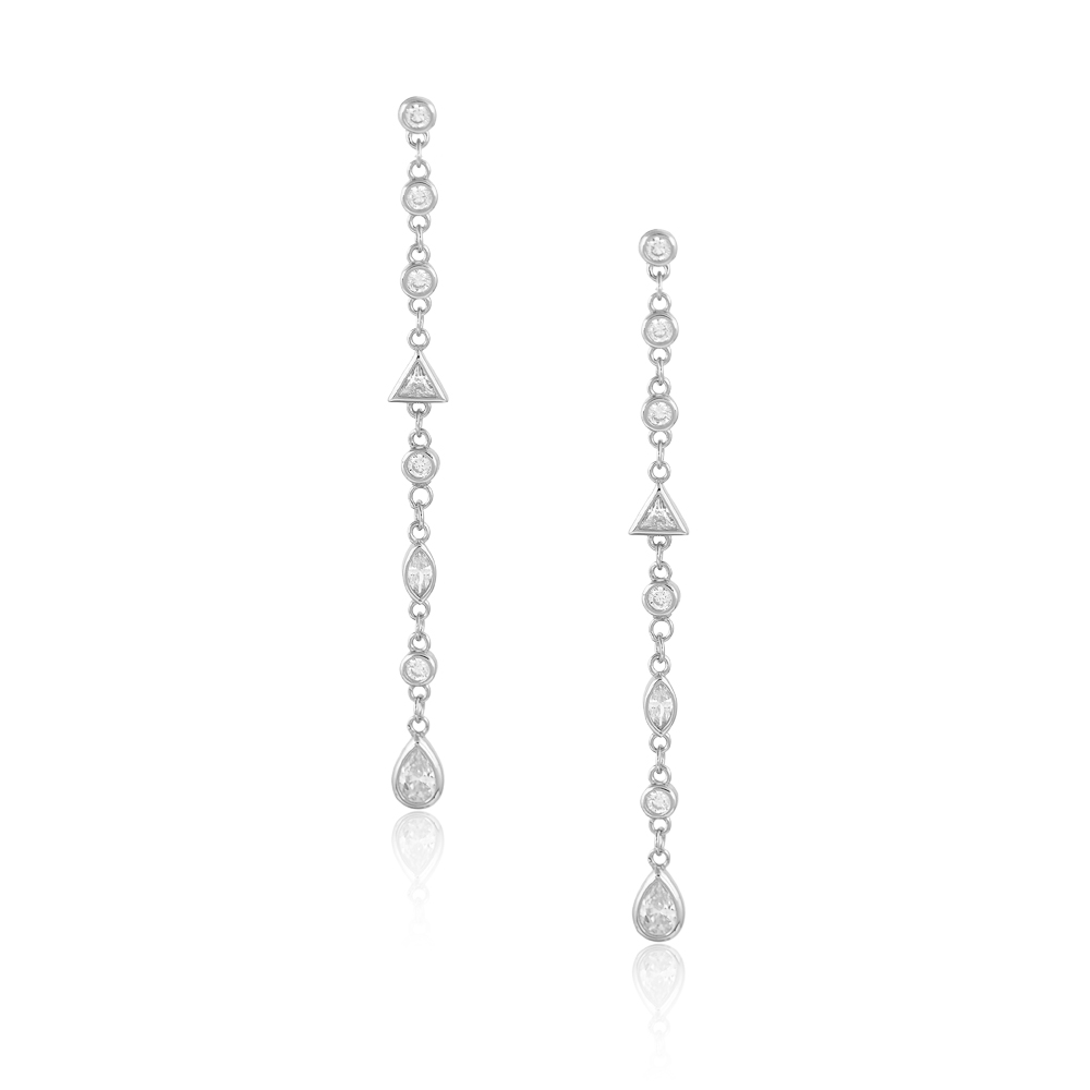 Drop Earrings in Silver 925