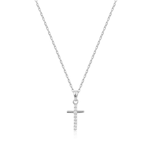 Cross Necklace in Silver 925