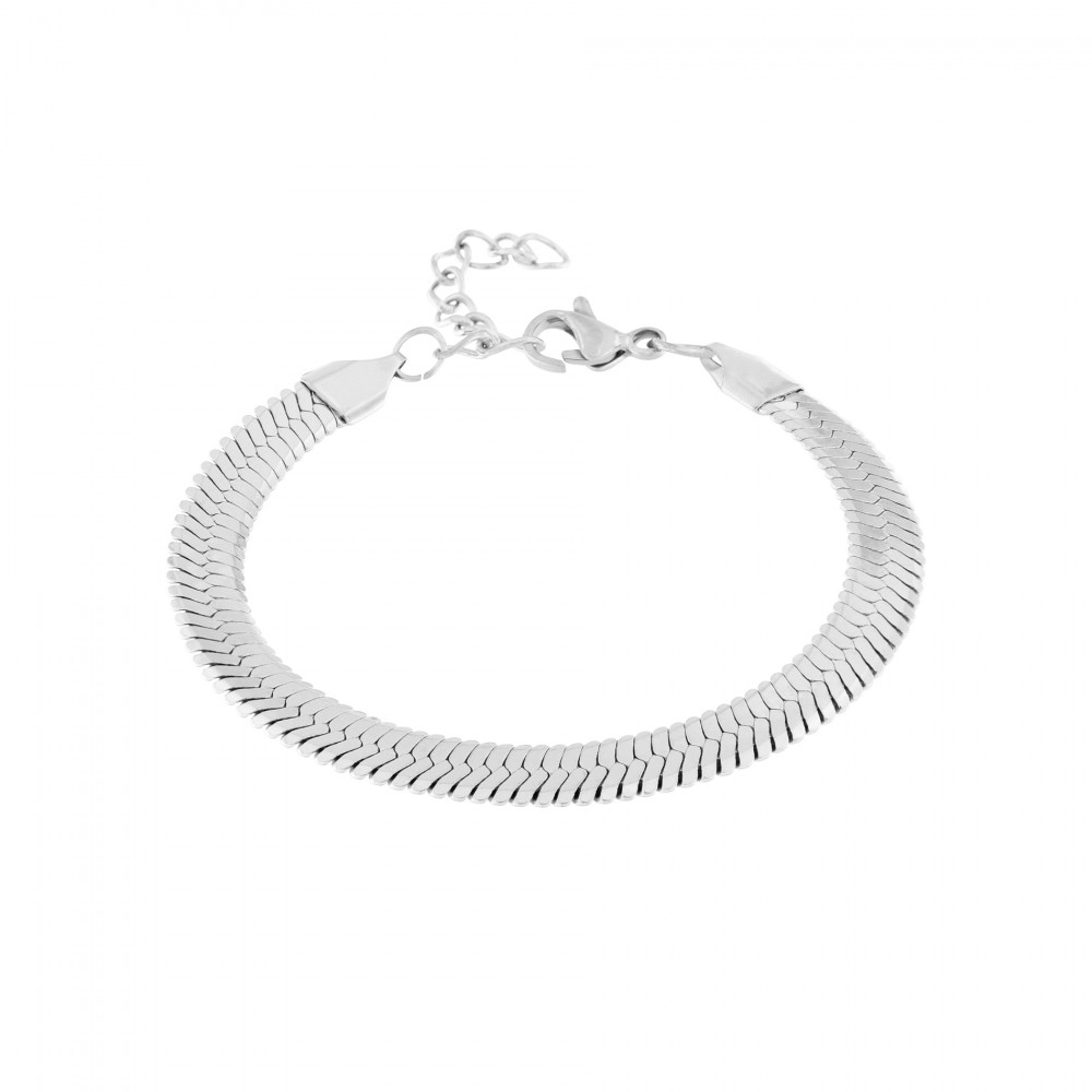 Flora Waterproof 6mm Snake Bracelet Shiny
